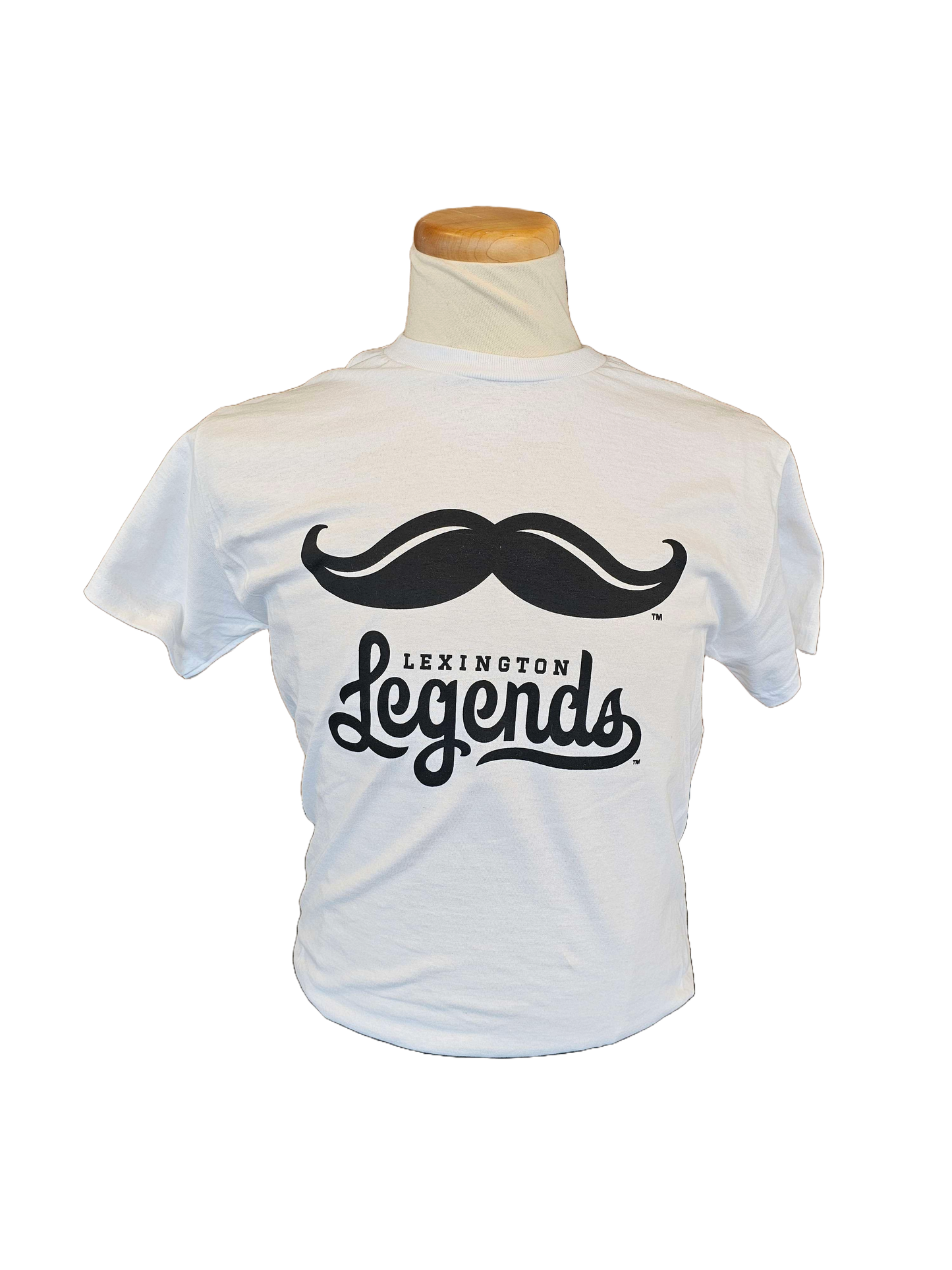 Adult Lexington Legends Mustache T-Shirt - White