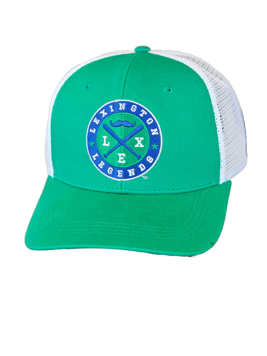 Round LEX Trucker Hat - Green