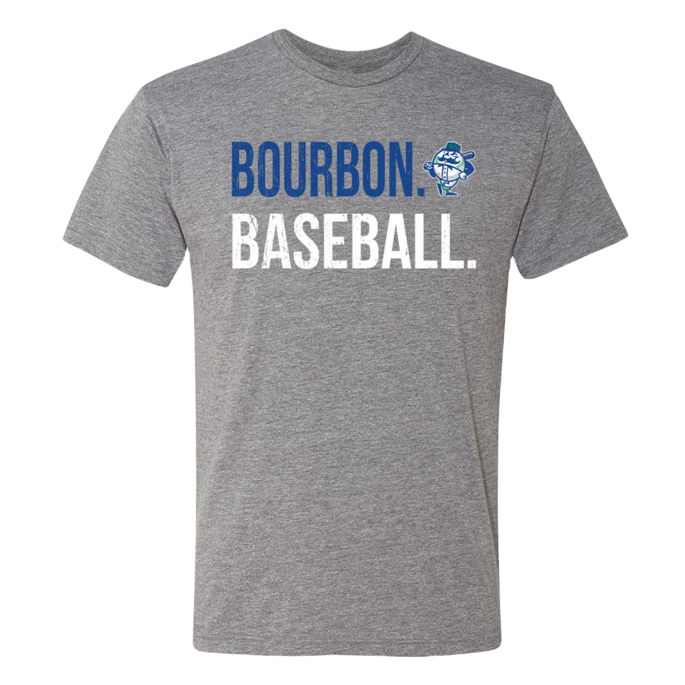 108 Stitches Adult Bourbon. Baseball. Tee